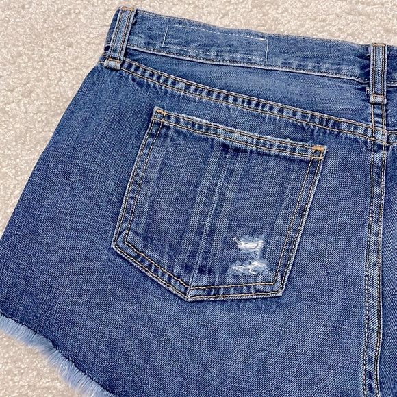 Rag & Bone Distressed Jean Shorts, Size 26 - Picture 5 of 7